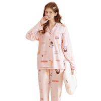 FENTENG 芬腾 女士家居服套装 Q9983733023 萌粉 XXL