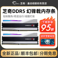 G.SKILL 芝奇 DDR5内存条5600幻锋戟RGB灯条台式电脑游戏电竞超频16/32/64G