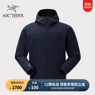 ARC'TERYX 始祖鸟 SOLANO HOODY  防风 男子 软壳夹克 Fortune/幸运蓝 M