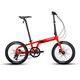 TRINX 千里达 折叠自行车飞鸟3.5（FLYBIRD3.5）20英寸10速铝合金城市通勤双碟刹单车 红白黑