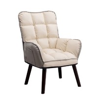 PLUS会员：古雷诺斯 S6267-01 沙发电脑椅 米白