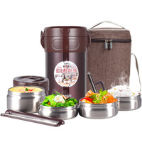 TAFUCO 泰福高 T-0090 提锅 4层 2.3L 深棕色