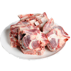 泰德牛牛脊骨1kg国产谷饲清真黄牛原切牛蝎子带肉2斤装清真排酸牛骨头