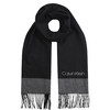 卡尔文·克莱 Calvin Klein 女士羊毛围巾 K60K608492 黑色 180*35cm