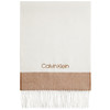 卡尔文·克莱 Calvin Klein 女士羊毛围巾 K60K608492 白色 180*35cm