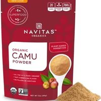 Navitas Organics 有机卡姆卡姆粉，3盎司，袋装，非转基因，无麸质