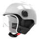 SUNRIMOON 3C认证头盔 冬季保暖款 白色均码 透明短镜