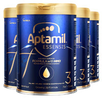 88VIP：Aptamil 爱他美 奇迹蓝罐系列 婴儿奶粉 港版 900g*4罐