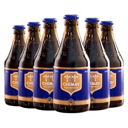 CHIMAY 智美 蓝帽啤酒 修道士精酿 啤酒 330ml*6瓶  整箱装 比利时原瓶进口