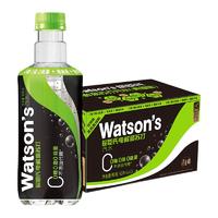 watsons 屈臣氏 电解质苏打汽水青提味 气泡水 运动无糖功能饮料 420ml*15瓶整箱