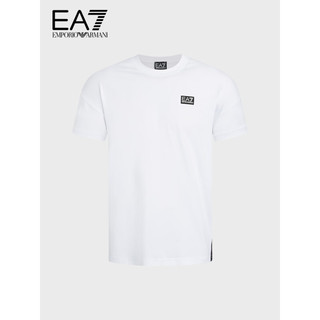 GIORGIO ARMANI EMPORIO ARMANI 奢侈品男装EA7男士棉质T恤衫 3KPT13-PJ02Z 白色