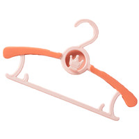 CROWNED LOVE 蒂爱 儿童衣架 20个 淡橙粉+摩洛紫