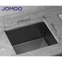 JOMOO 九牧 KD7 06260-AZ-1 纳米枪灰抗刮不锈钢水槽 窄边槽 40*45cm