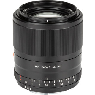 VILTROX 唯卓仕 56mm F1.4佳能口自动镜头大光圈人像定焦适用于佳能EFM卡口EOSM50M6微单相机镜头 AF 56/1.4 M（黑色）