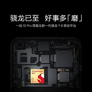 一加 10 Pro 享OPPO官方售后骁龙8 120Hz柔性屏哈苏影像2.0 80W超级闪充5G手机 胖达白 8GB+256GB