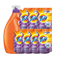 Tide 汰渍 2合1洁净透亮洗衣液 2kg+500g*7袋 淡雅薰香
