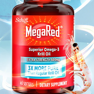 Schiff 旭福 MegaRed 500mg 磷虾油 40粒