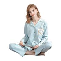 FENTENG 芬腾 女士家居服套装 J98333017 兰绿 M