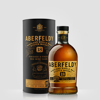 Aberfeldy 艾柏迪（Aberfeldy）18年 苏格兰 单一麦芽威士忌 洋酒 700ml