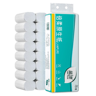 Lam Pure 蓝漂 卫生卷纸4层家用厕纸家庭装630g每提  竹浆无芯卷筒纸巾