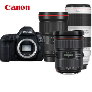 GLAD 佳能 Canon）EOS 5D Mark IV 全画幅 单反相机（EF大三元镜头套装）含512G卡+滤镜+双肩包+炭纤维三脚架等
