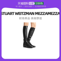 STUART WEITZMAN 香港直发Stuart Weitzman女士牛皮长筒靴及膝靴瘦瘦靴黑色显瘦