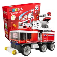 百亿补贴：BLOKS 布鲁可积木 消防车拼装积木车