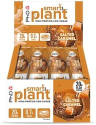 PhD Smart Bar Plant、纯素蛋白棒、盐渍焦糖 12条