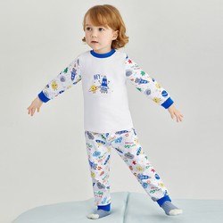 YeeHoO 英氏 太空系列儿童家居服套装宝宝长袖长裤柔软睡衣套装