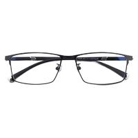 JingPro 镜邦 929 黑色金属合金眼镜框+1.60折射率 防蓝光镜片