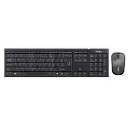 fühlen 富勒 Fuhlen） A120G 键鼠套装 无线键鼠套装 办公键盘鼠标套装 防泼溅 电脑键盘 笔记本 A120G黑色