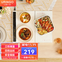 URINGO 七彩叮当 QICAIDINGDANG） 暖菜板家用多功能热菜板 双板