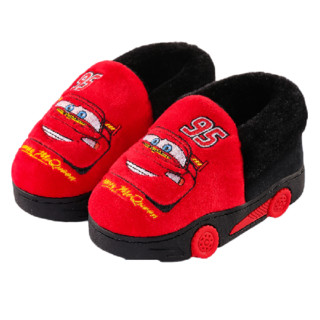 Disney 迪士尼 男女童通用棉拖鞋 CY119368 大红 220码