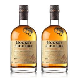三只猴子  苏格兰纯麦威士忌 700ml*2瓶 组合装