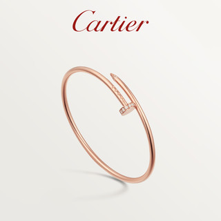 Cartier 卡地亚 JUSTE UN CLOU系列 B6065817 钉子18K玫瑰金钻石手镯