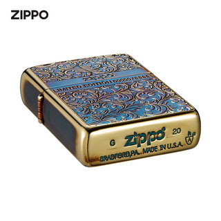 ZIPPO 之宝 幸运唐草限量编号打火机 LCS-0010