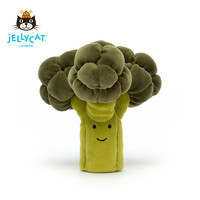 jELLYCAT 邦尼兔 英国新品活泼西兰花男女孩安抚趣味蔬菜吃货玩偶毛绒玩具
