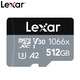 Lexar 雷克沙 1066x MicroSD存储卡 512GB（UHS-I、V30、A2)