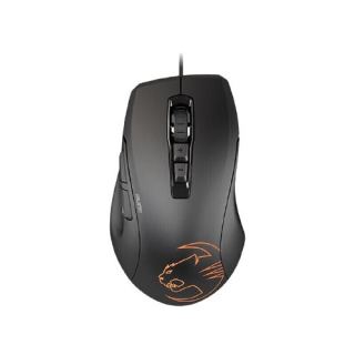roccat 冰豹 kone pure 夜枭 sel版 有线鼠标 5000dpi 黑色
