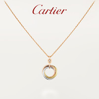 Cartier 卡地亚 Trinity系列 女士玫瑰金项链 B7223500