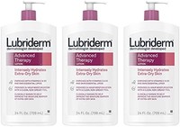 Lubriderm Advanced Therapy 保湿乳液，24 液量盎司，3 包