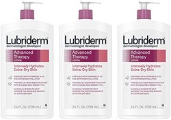 Lubriderm Advanced Therapy 保湿乳液，24 液量盎司，3 包
