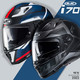 HJC 进口摩托车头盔双镜片全盔I70
