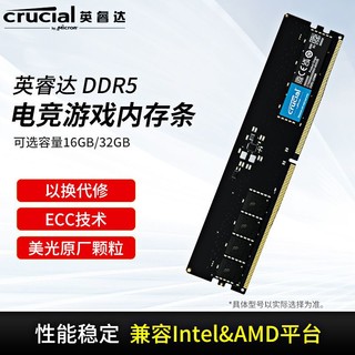 Crucial 英睿达 铂胜系列 DDR4 3000MHz 台式机内存 马甲条