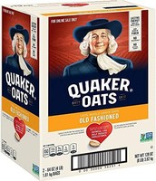 Quaker 老式燕麦片，自然纯正，盒内2袋，90天量