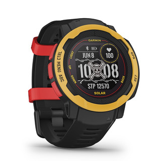 GARMIN 佳明 Instinct 2 航海王联名款 运动手表 010-02627-C1 黑色/黄色 45mm 路飞限定版