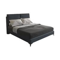 Sleemon 喜临门 蓝爵 简约牛皮床 雾岩蓝 180*200cm