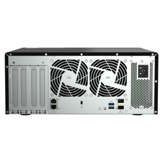 TS-h1290FX 十二盘位U.2 NVMe/ SATA 全快闪网络存储NAS(含SSD7.68T*12块)