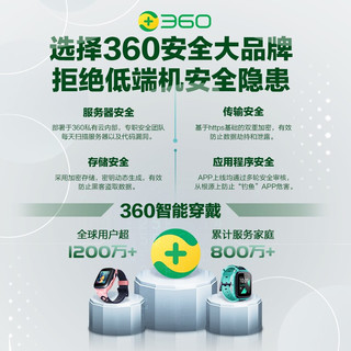 360 儿童电话手表V6全网通4G视频通话拍照6-12岁初高中学生智能手表 V6云霞粉(广角双摄视频通话+8重定位+学习手表)