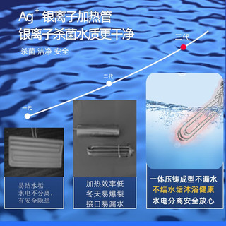 比德斯（BDS）储水家用3000W电热水器 智能定时增容 镁棒免换超薄双胆扁桶热水器 B2L HCE-TD40-B2L